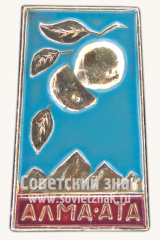 Знак «Город Алма-Ата. Алматинская область»