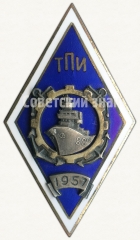 Знак «За окончание Таллинского политехнического института (ТПИ). Кораблестроительный факультет»