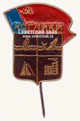 Знак «Поселок Ноглики. Сахалинская область»