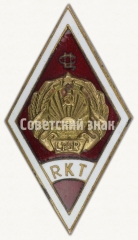Знак «За окончание Рижского коммерческого техникума (RKT). Центросоюз»