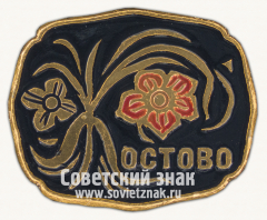 АВЕРС: Знак «Деревня Жостово. Московская область» № 15173а