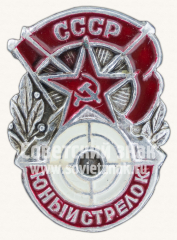 АВЕРС: Знак «Юный стрелок СССР» № 11005а