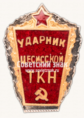 Знак «Ударнику Цесисской трудовой колонии несовершеннолетних»
