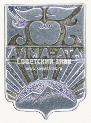 Знак «Город Алма-Ата. Тип 4»