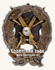РЕВЕРС: Знак командира стрелковых частей Рабоче-Крестьянской Красной Армии № 16872а