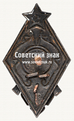 РЕВЕРС: Знак «За стрельбу из винтовки на обязательных стрелковых соревнованиях РККА. II степень» № 4432б