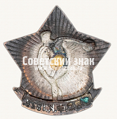 РЕВЕРС: Знак «﻿Закавказский высший совет физической культуры (ЗВСФК). 1928» № 17744а
