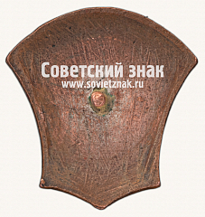 РЕВЕРС: Знак «Днепропетровский мост. За ударную работу 1931-1932. Мостотрест» № 7794б